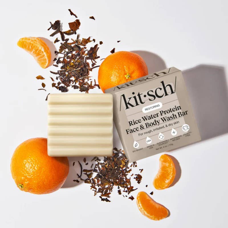 KITSCH - Rice Water Protein Face & Body Wash Bar
