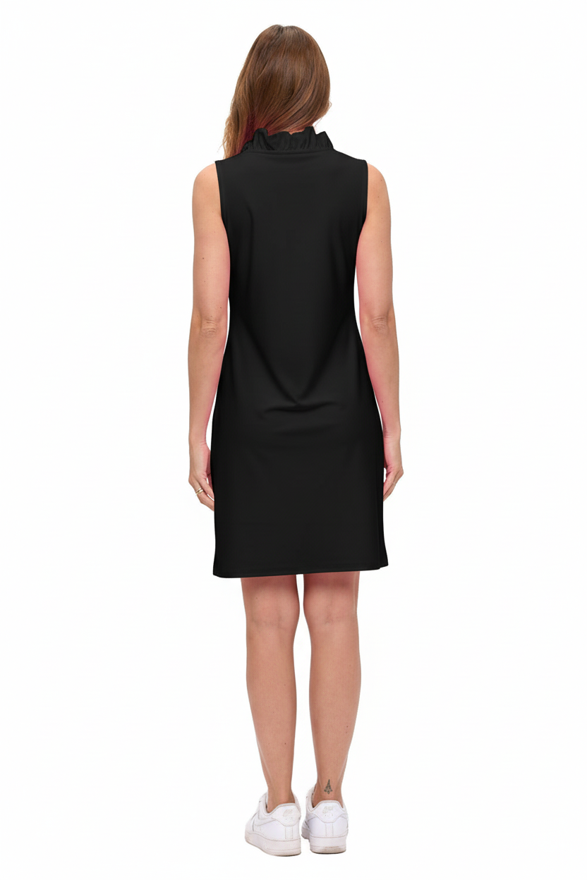 ARYEH - Avery Sleeveless Ruffle Neck Dress