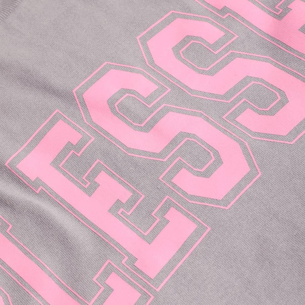 Fashion City - BLESSED Varsity-Style Heavy Cotton Graphic T-Shirt