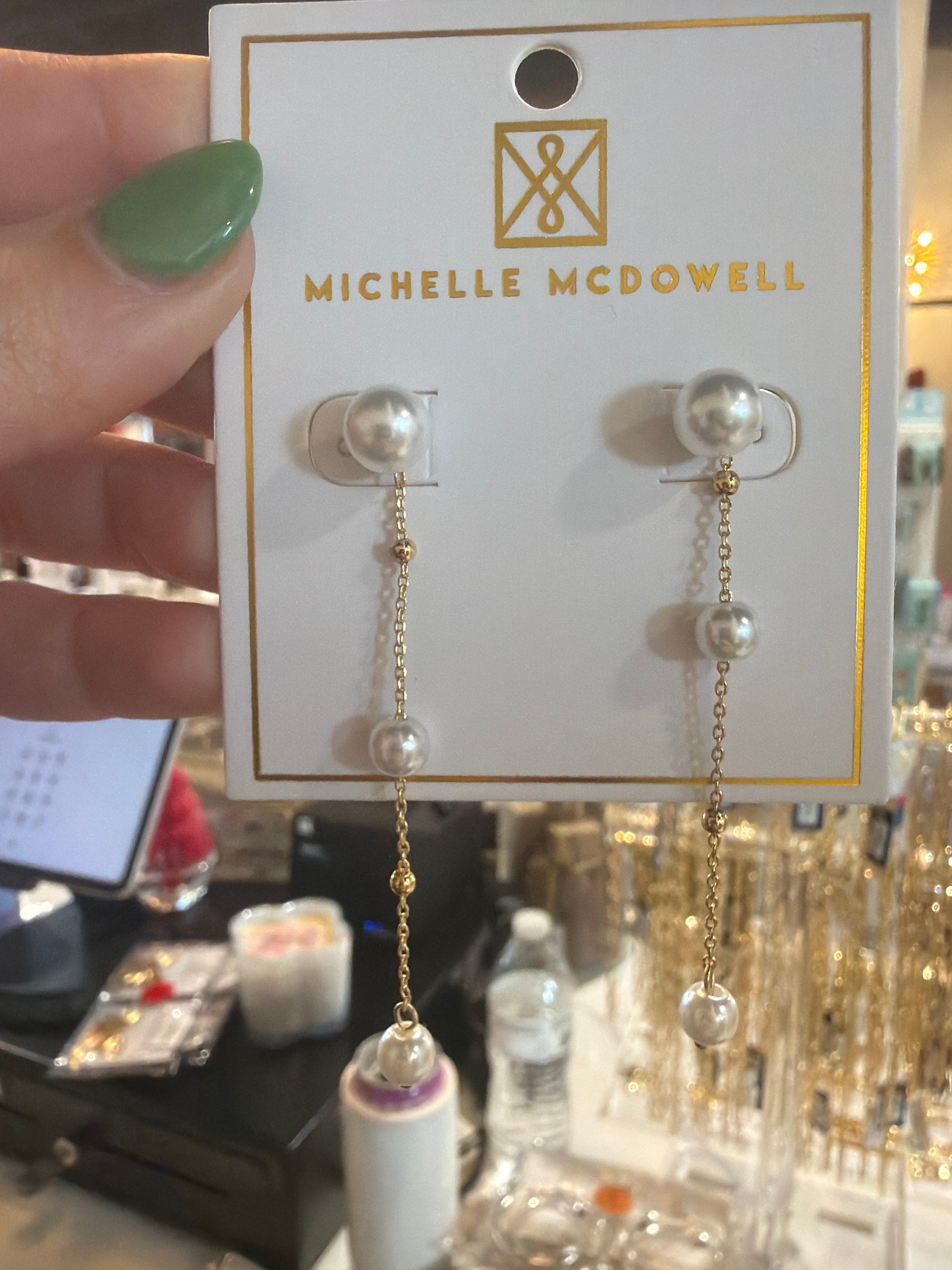 Penny Drop Pearl Earring