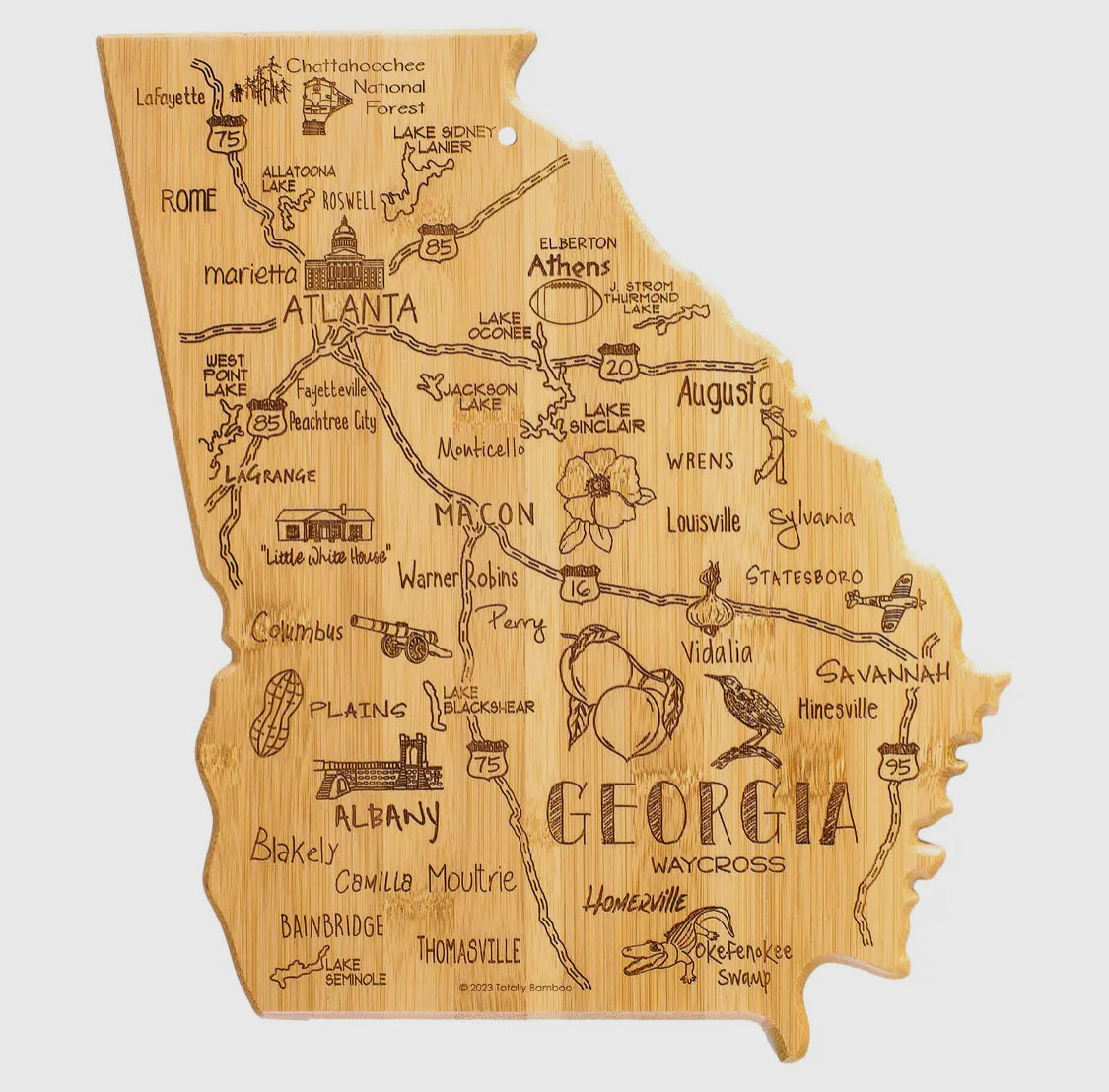 Destination Shaped
Serving & Cutting Board