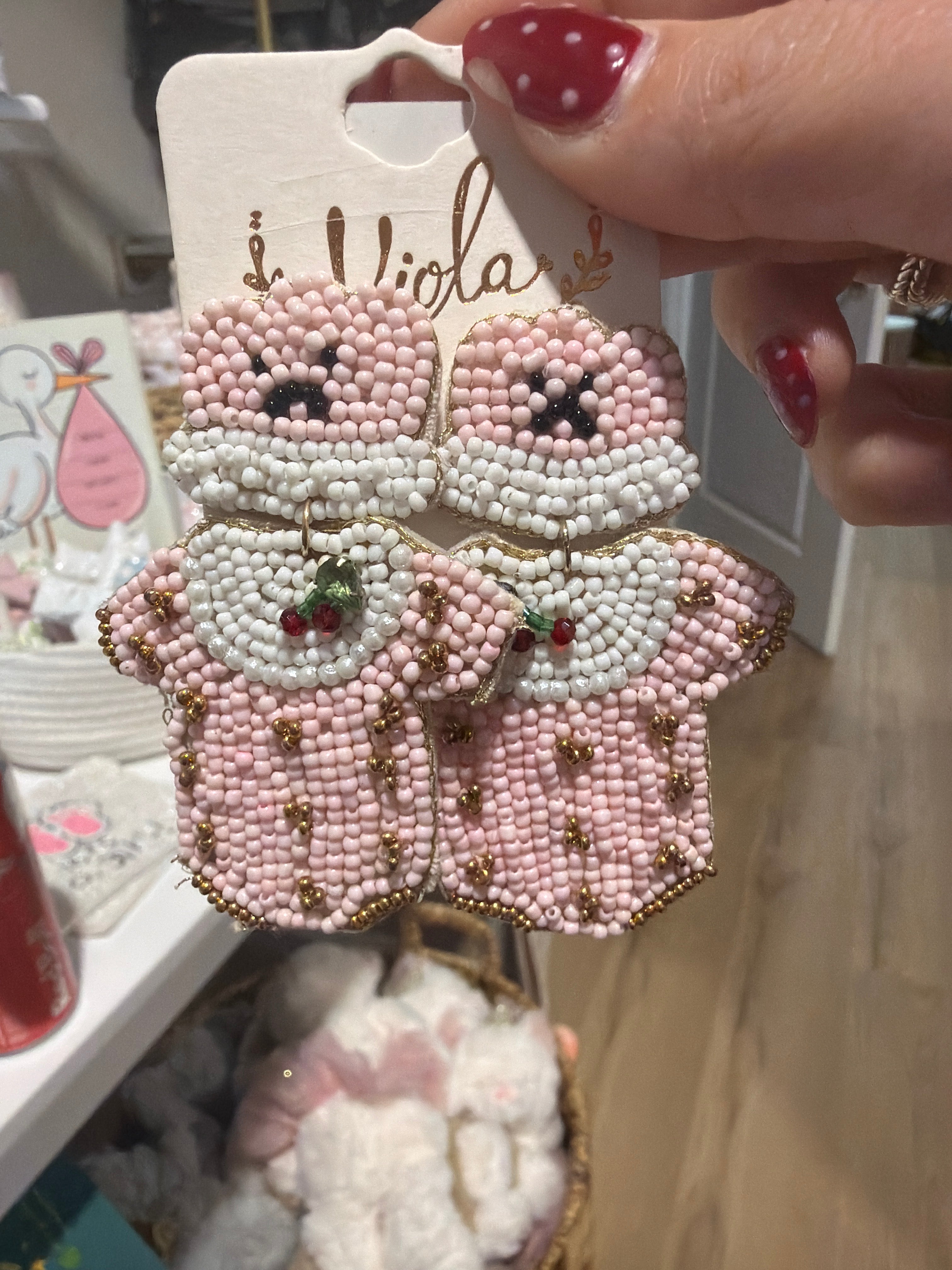 Gender Reveal Onesie Earrings