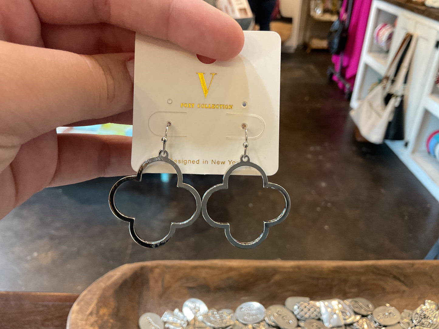 Clover Drop Earrings