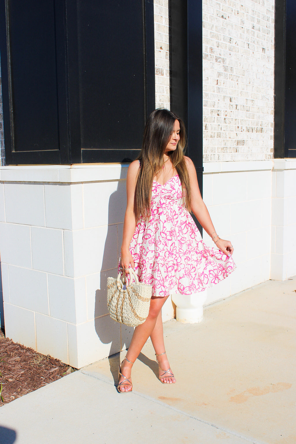 Bring Color and Movement Sweetheart
Smocked Mini Dress