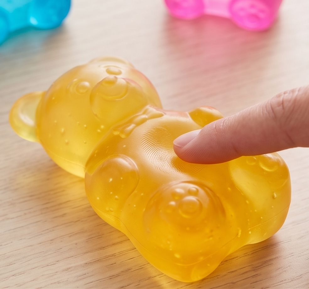 Eagle Crest Industries Inc. - Squishy Bear - Sensory Fidget Toy Squeeze Toys, assorted col