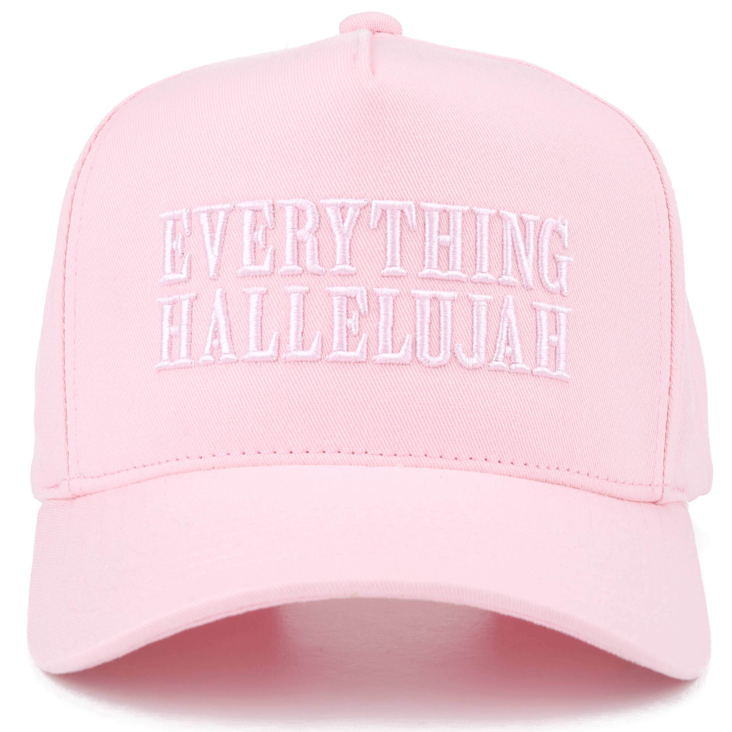 Hana - C.C EVERYTHING HALLELUJAH Letter Two Tone Trucker Cap