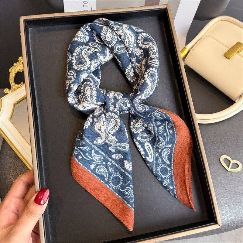 Sheer Trend - Fashion Print Square Scarf