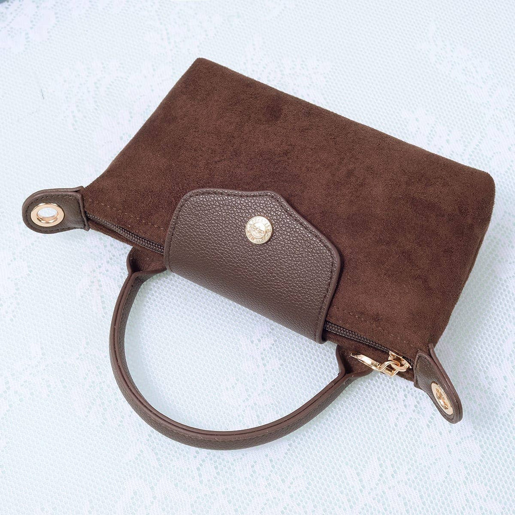 MiMi Wholesale - SD781 Hazel Suede Small Crossbody Bag