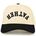 FATHER Letter Embroidered on Two Tone Trucker Hat