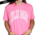 Lulu Mac Youth Polka Dot Pink Tee