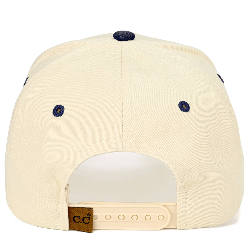 MOMMIN Letter Two Tone Trucker Cap