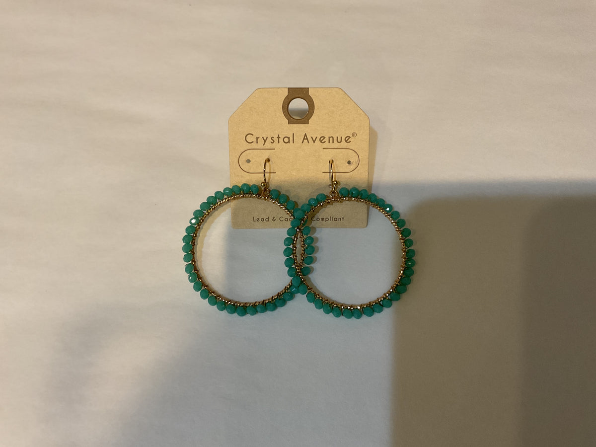 Bead Crystal Avenue Earrings
