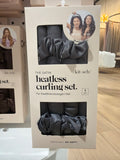 Satin Heatless Curling Set - Charcoal