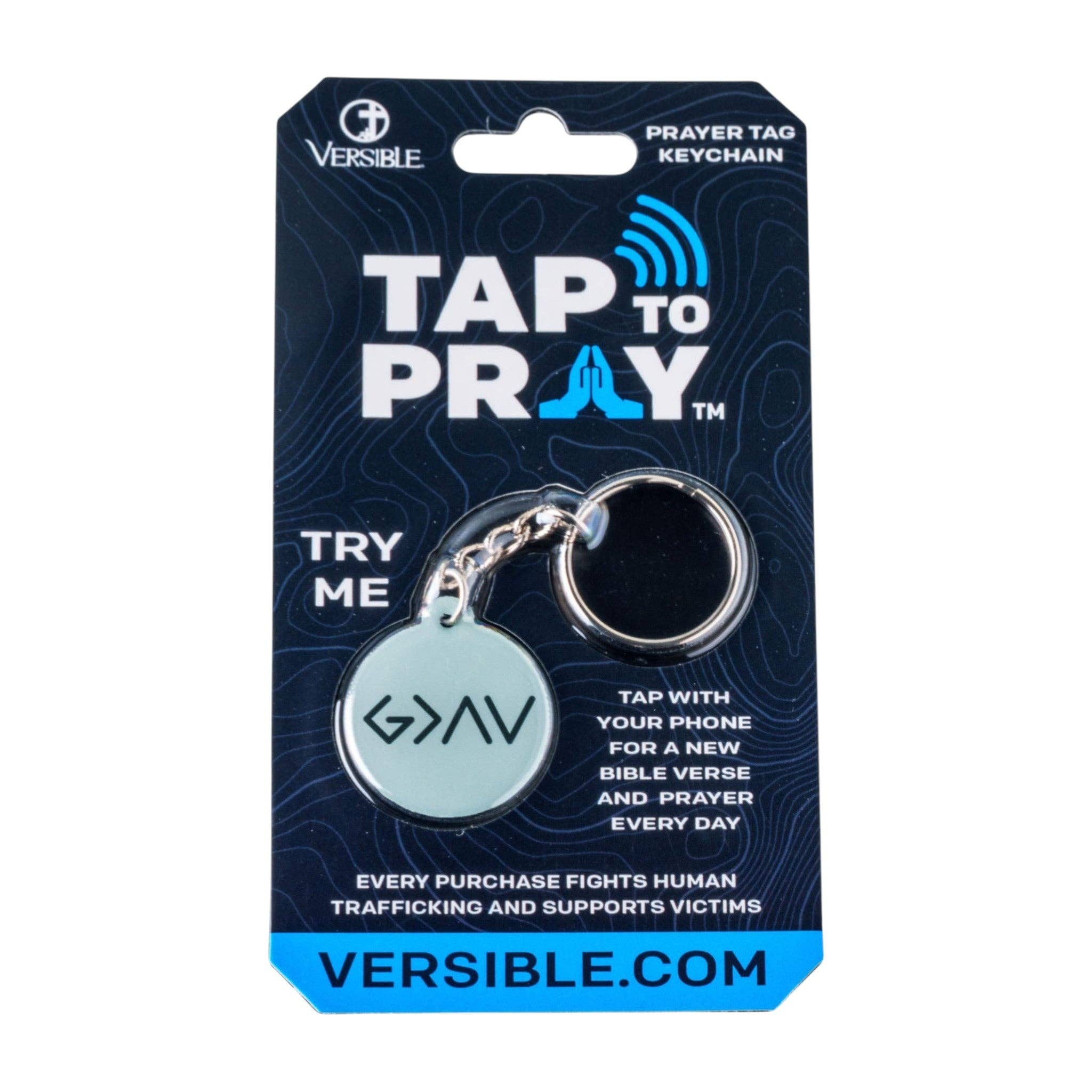 Versible - Tap To Pray™ - Prayer Tag Keychains