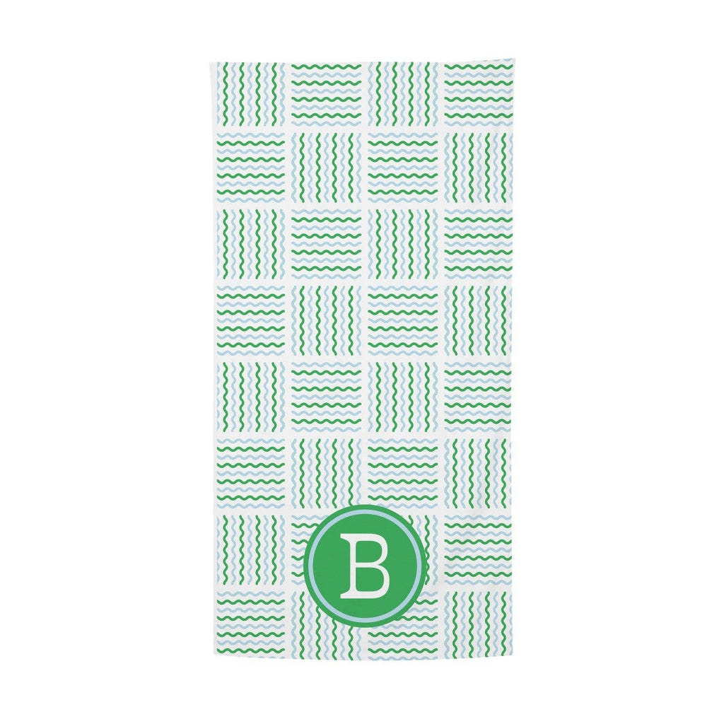 Mary Square - Initial Beach Towels