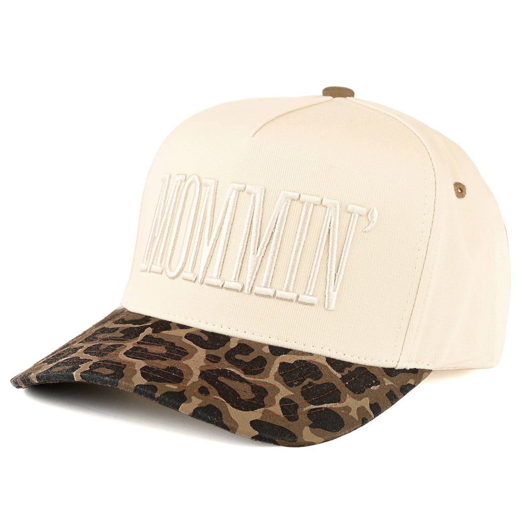 MOMMIN Letter Two Tone Trucker Cap