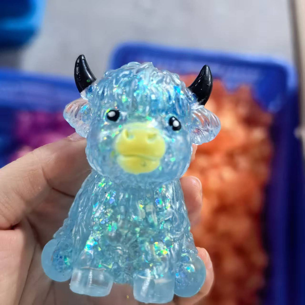 Sparkling Extras - Highland Cow Squishy Squeeze Toy Fidget Toy