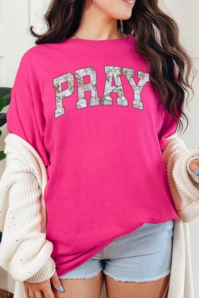 COLORBEAR - Pray Graphic Heavy Cotton Tee