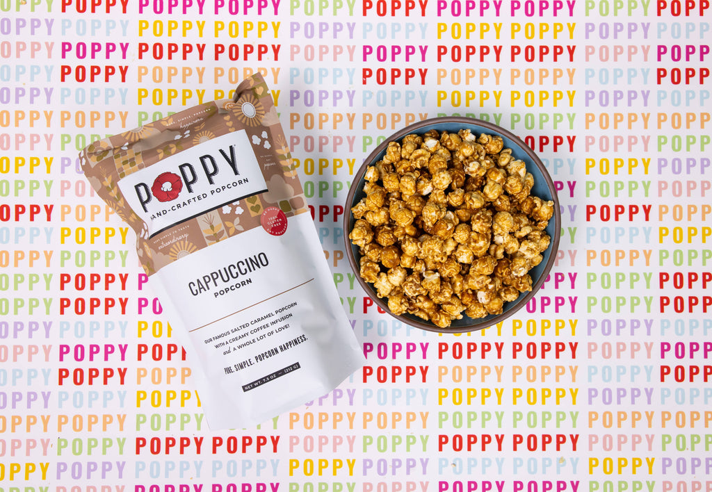 Poppy Hand-Crafted Popcorn - Cappuccino Popcorn
