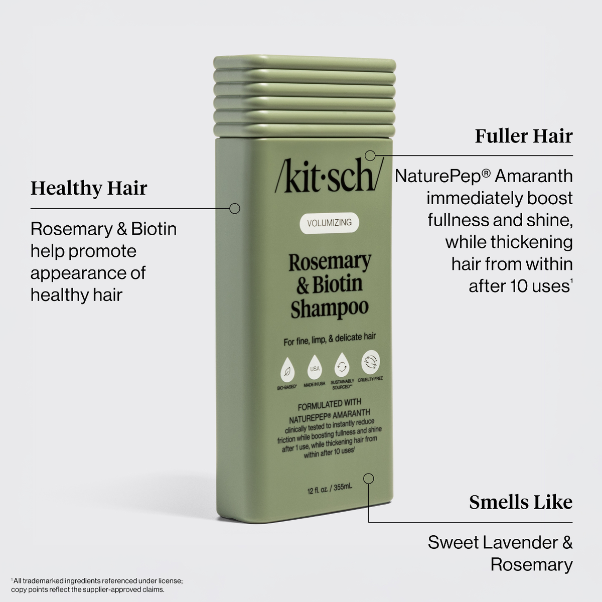 KITSCH - Volumizing Rosemary & Biotin Shampoo
