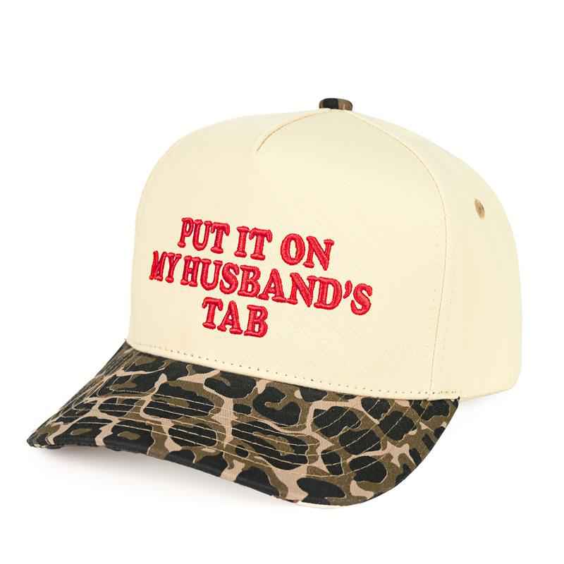 MiMi Wholesale - TCM0050 Puff Embroidered Put It On My Husband's Tab Trucker Hat