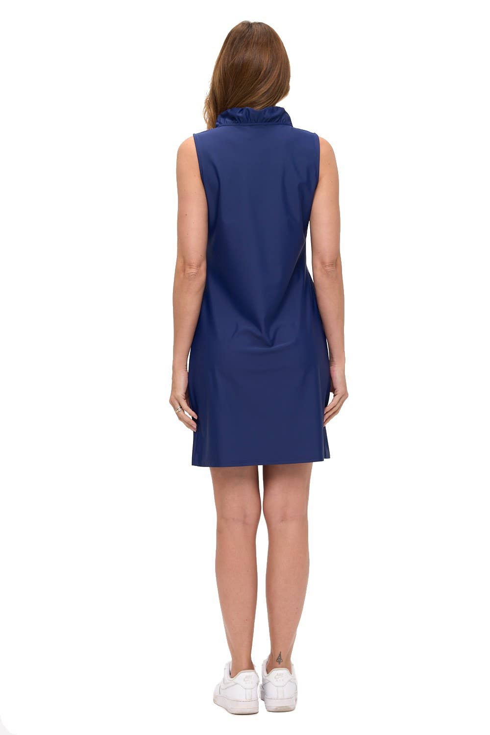 ARYEH - Avery Sleeveless Ruffle Neck Dress