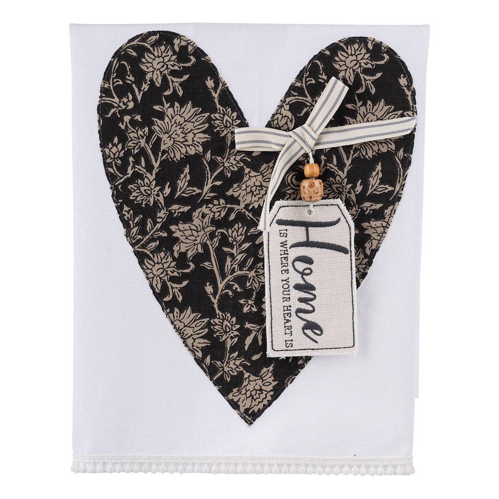 Glory Haus - Home is Where Your Heart is Tea Towel  - Valentine's