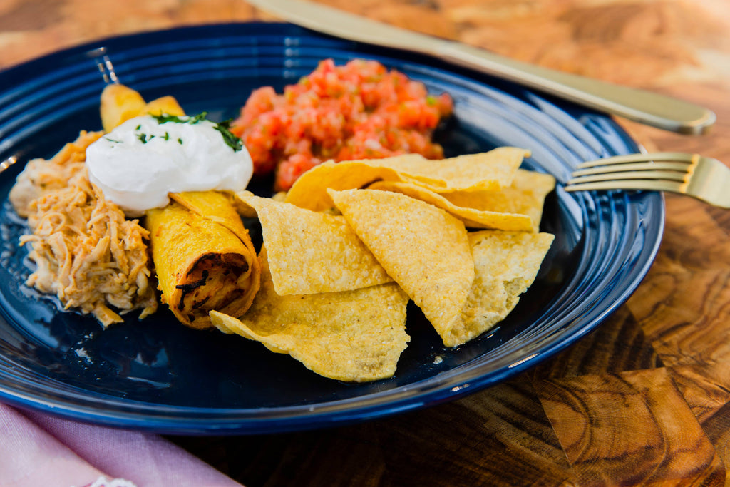 Crockstar Dinner Club - Crisp Chicken Taquitos