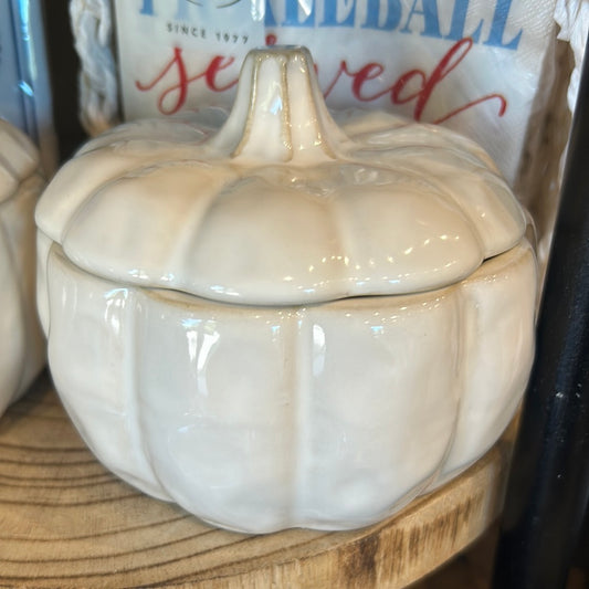 Reactive Glaze Pumpkin Bowl