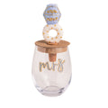 Beaded Wine Glass & Bottle Topper Sets