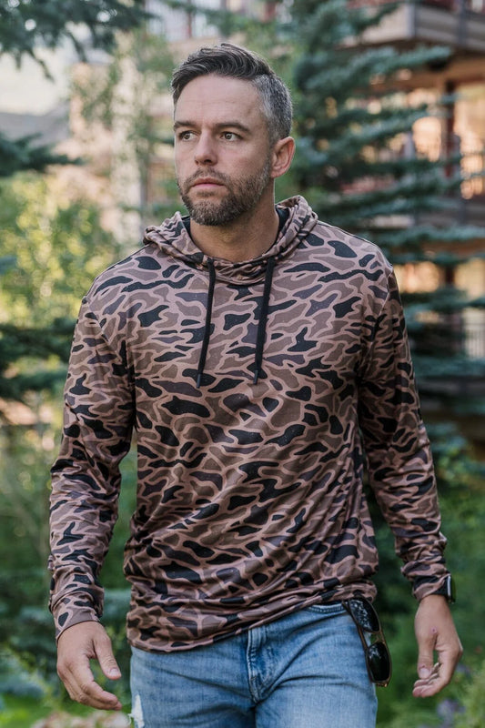 Men’s Burlebo Performance Hoodie-Gauge Camo