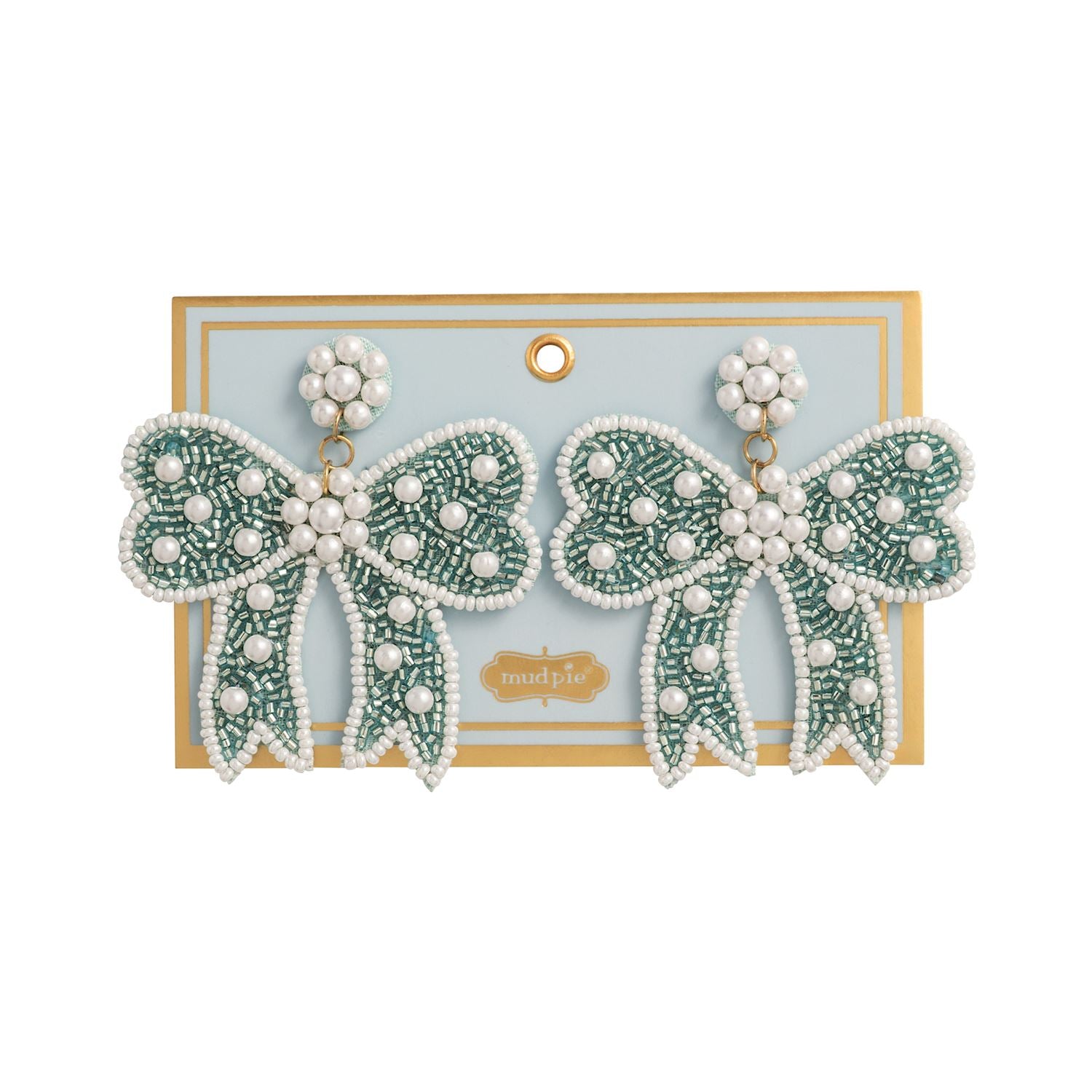 Bow Beaded Earrings
