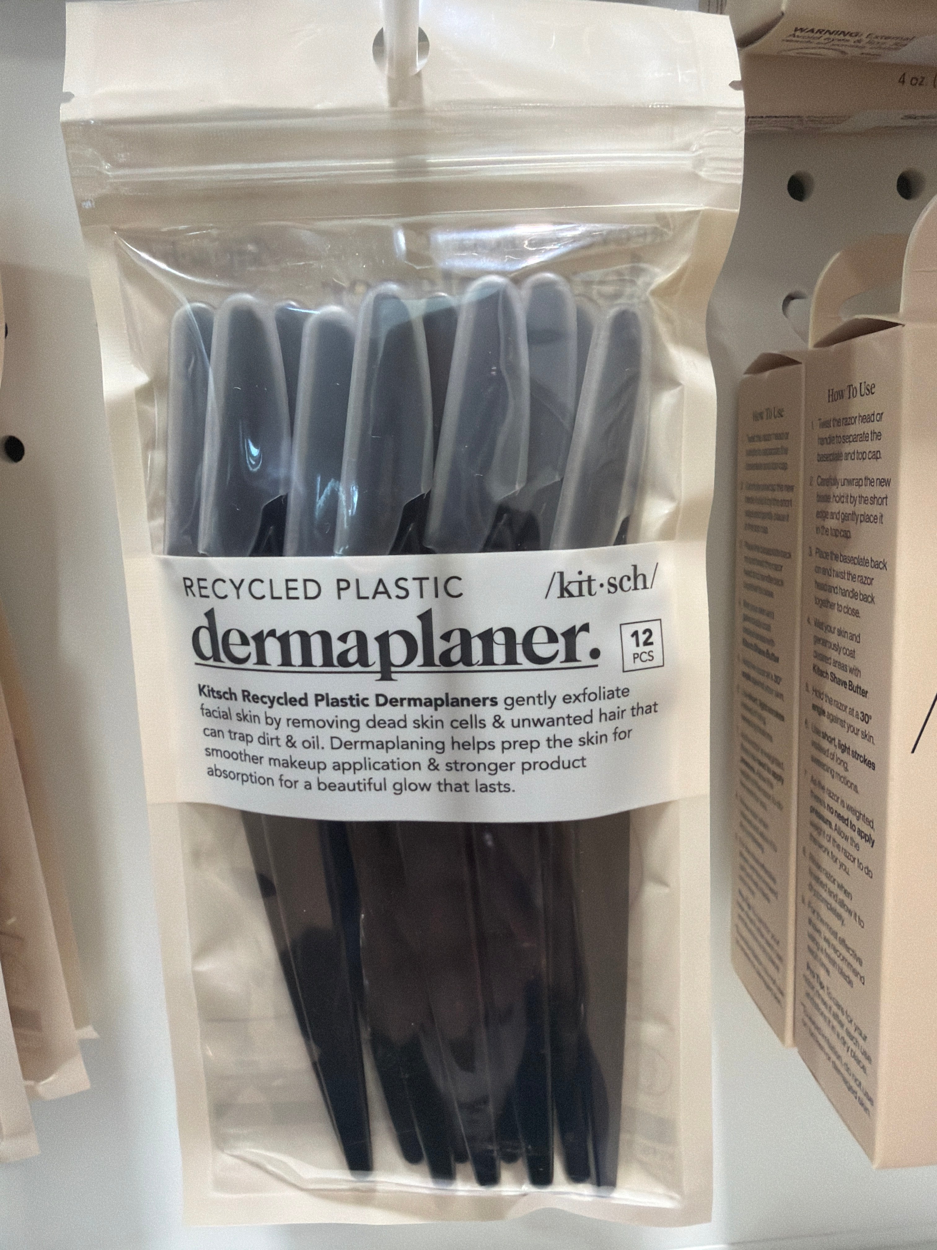 Dermaplaner 12 pack - Black