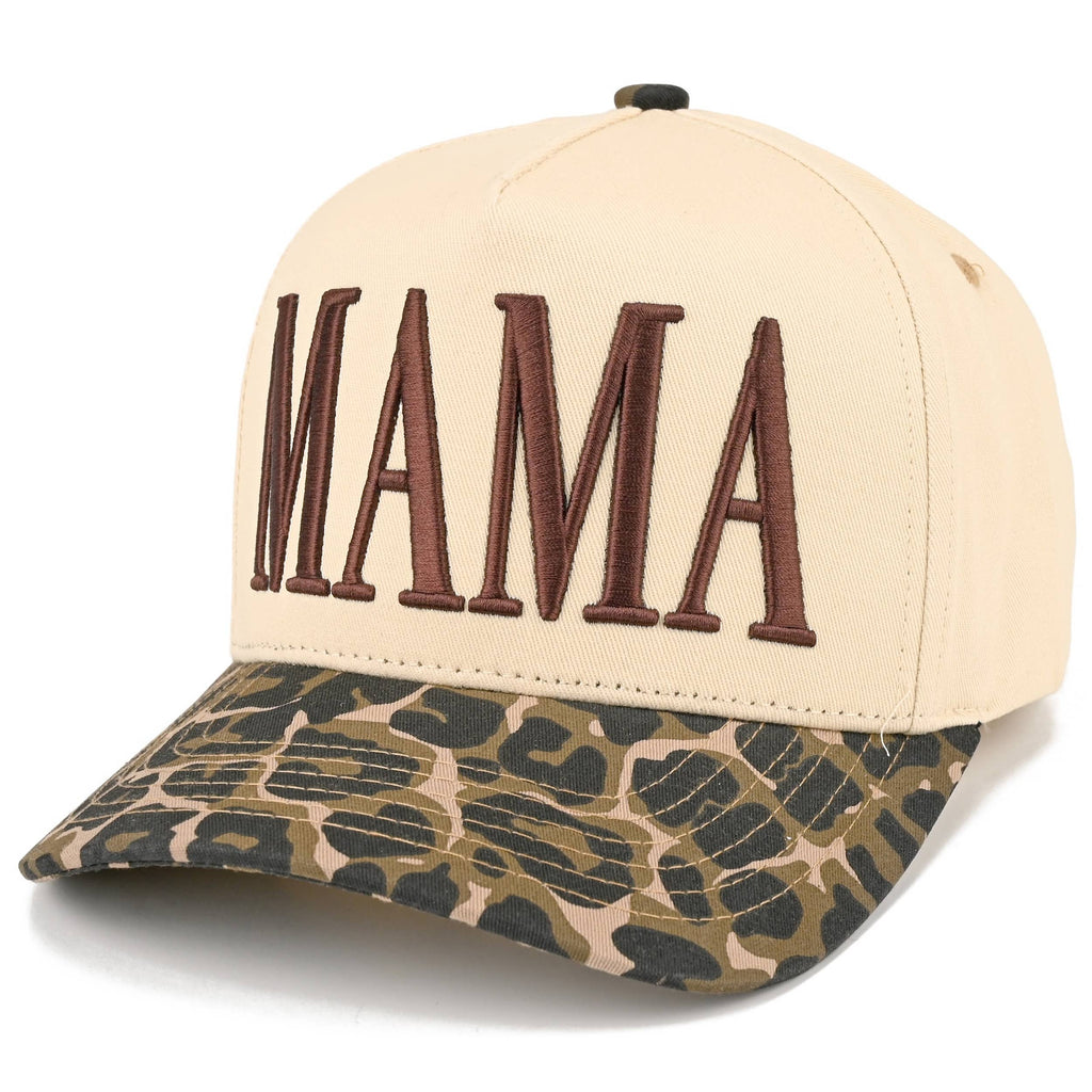 MAMA Letter embroidered Snapback Trucker Hat