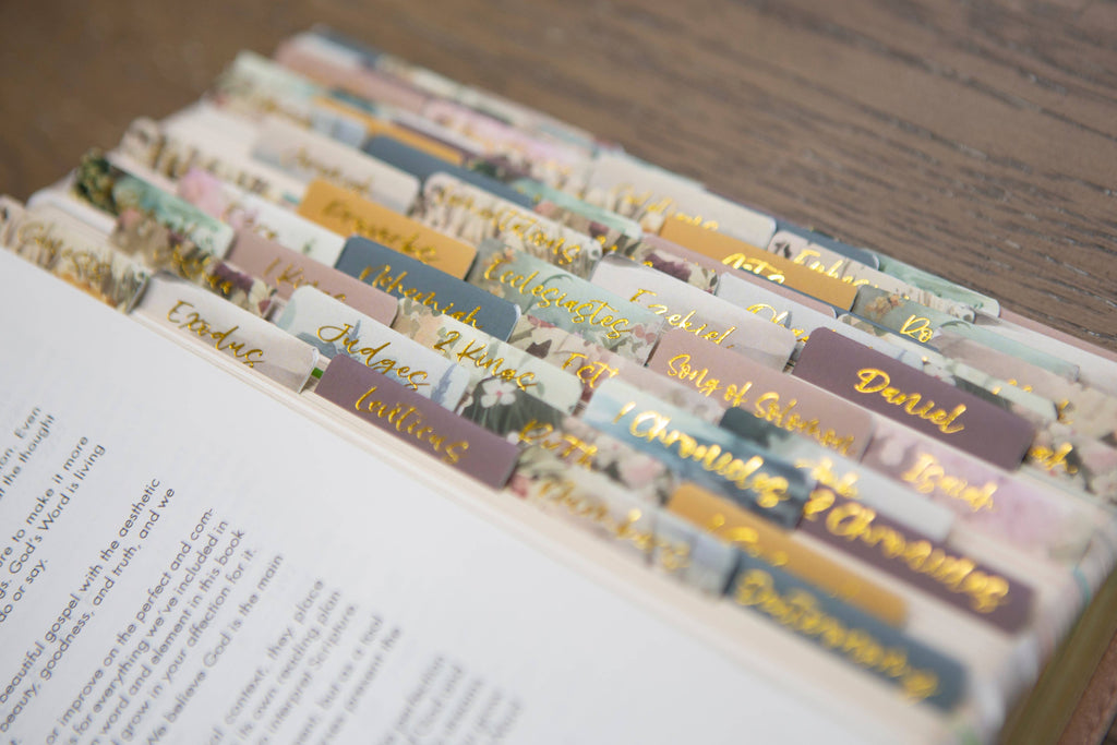 Chosen & Cherished - Pretty Bible Book Tabs | Bible Tabs