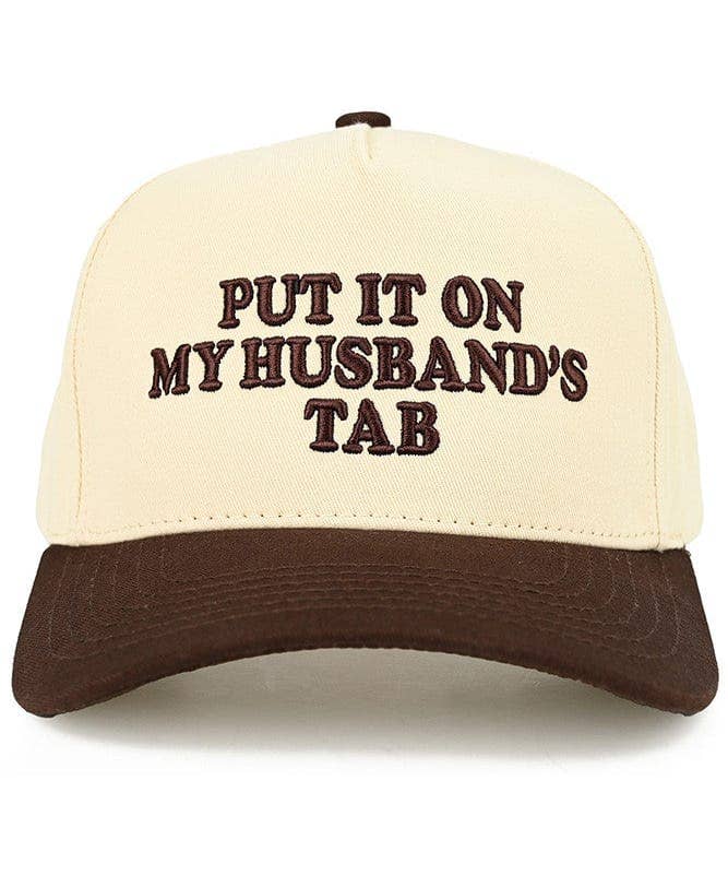 MiMi Wholesale - TCM0050 Puff Embroidered Put It On My Husband's Tab Trucker Hat