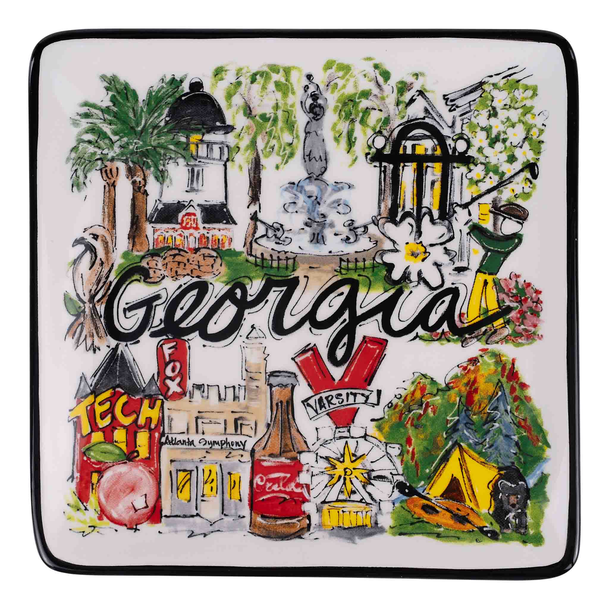 Glory Haus - State of Georgia Icon Trinket Tray