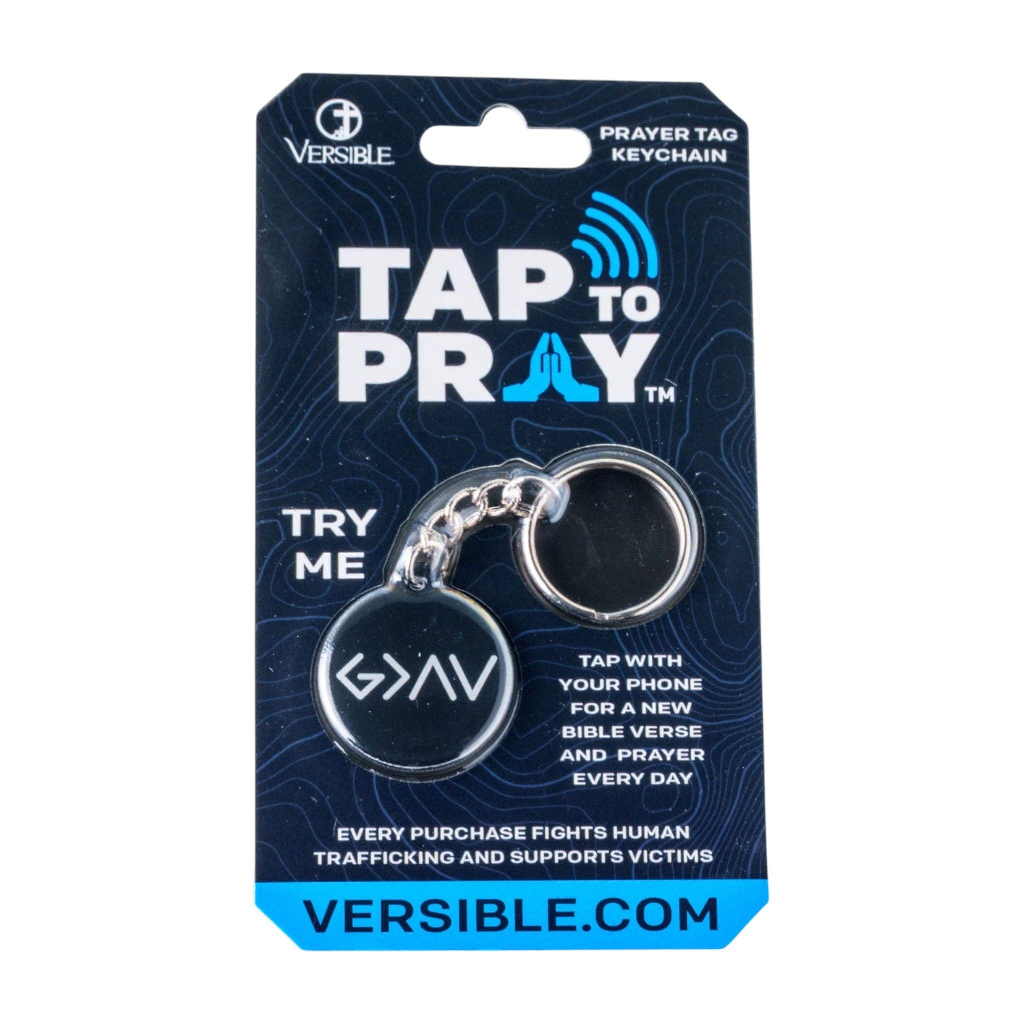 Versible - Tap To Pray™ - Prayer Tag Keychains
