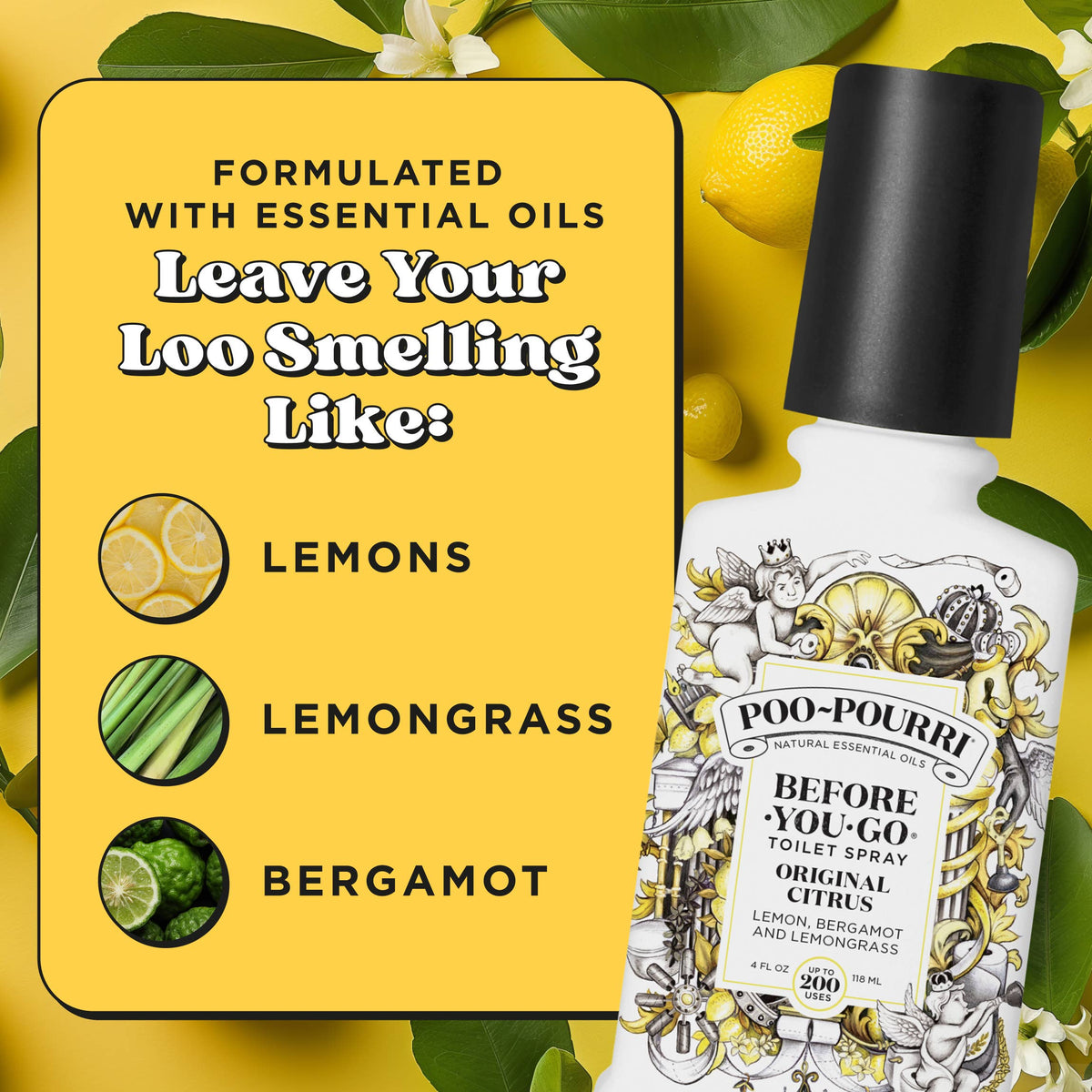 ~Pourri - Poo~Pourri Original Citrus Toilet Spray 4oz.