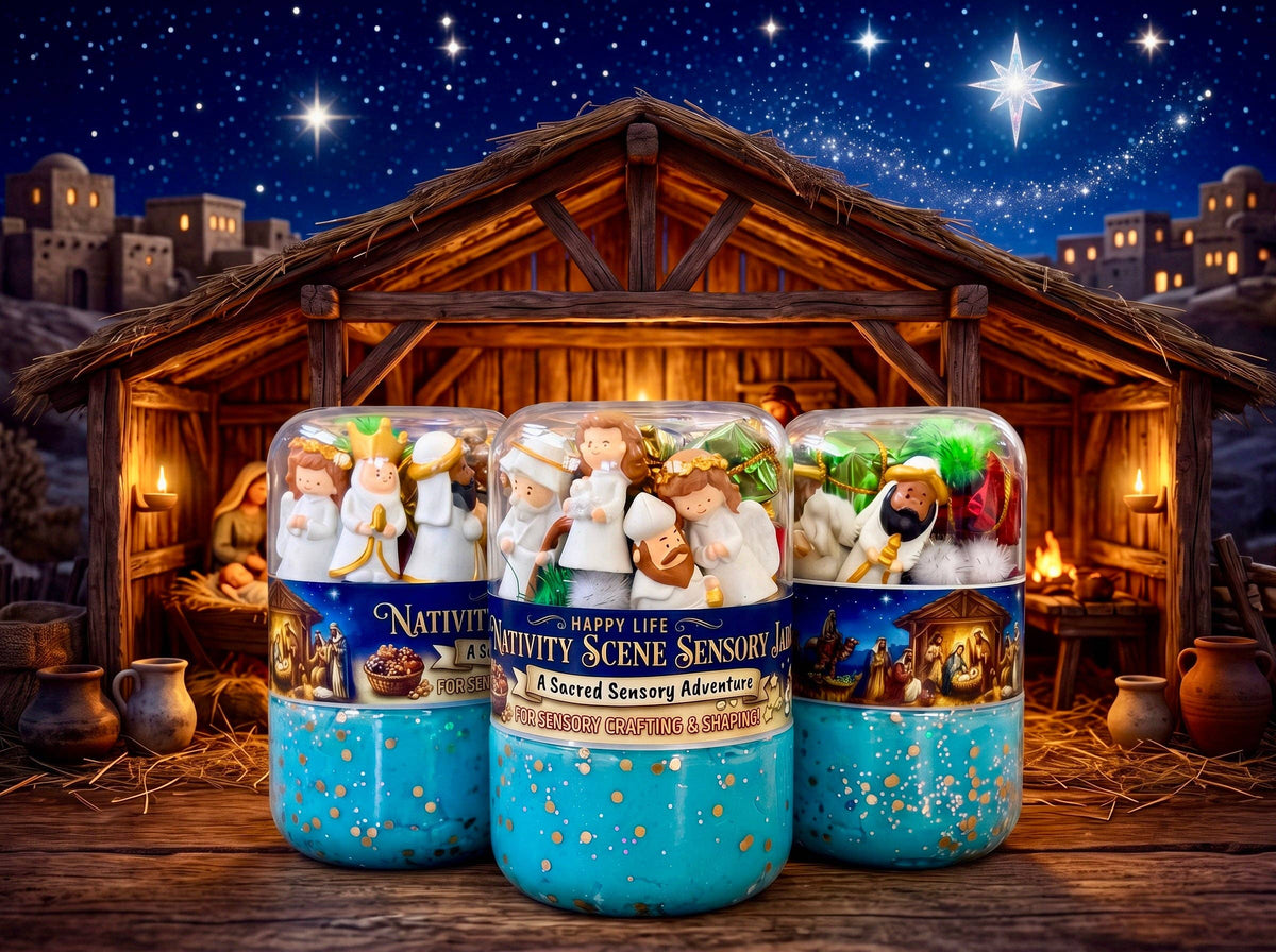 Happy Life Magic - "Nativity Scene" DOUBLE Jar