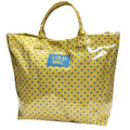 Girlie Girl Originals - LM-BG-1003 TOTE BAG YELLOW/BLUE DOT