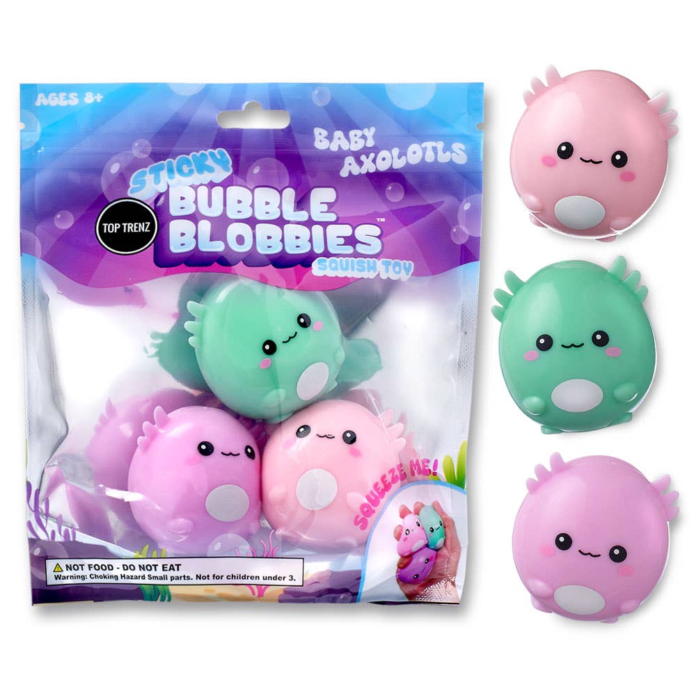 Top Trenz Inc - Sticky Bubble Blobbies - Baby Axolotls