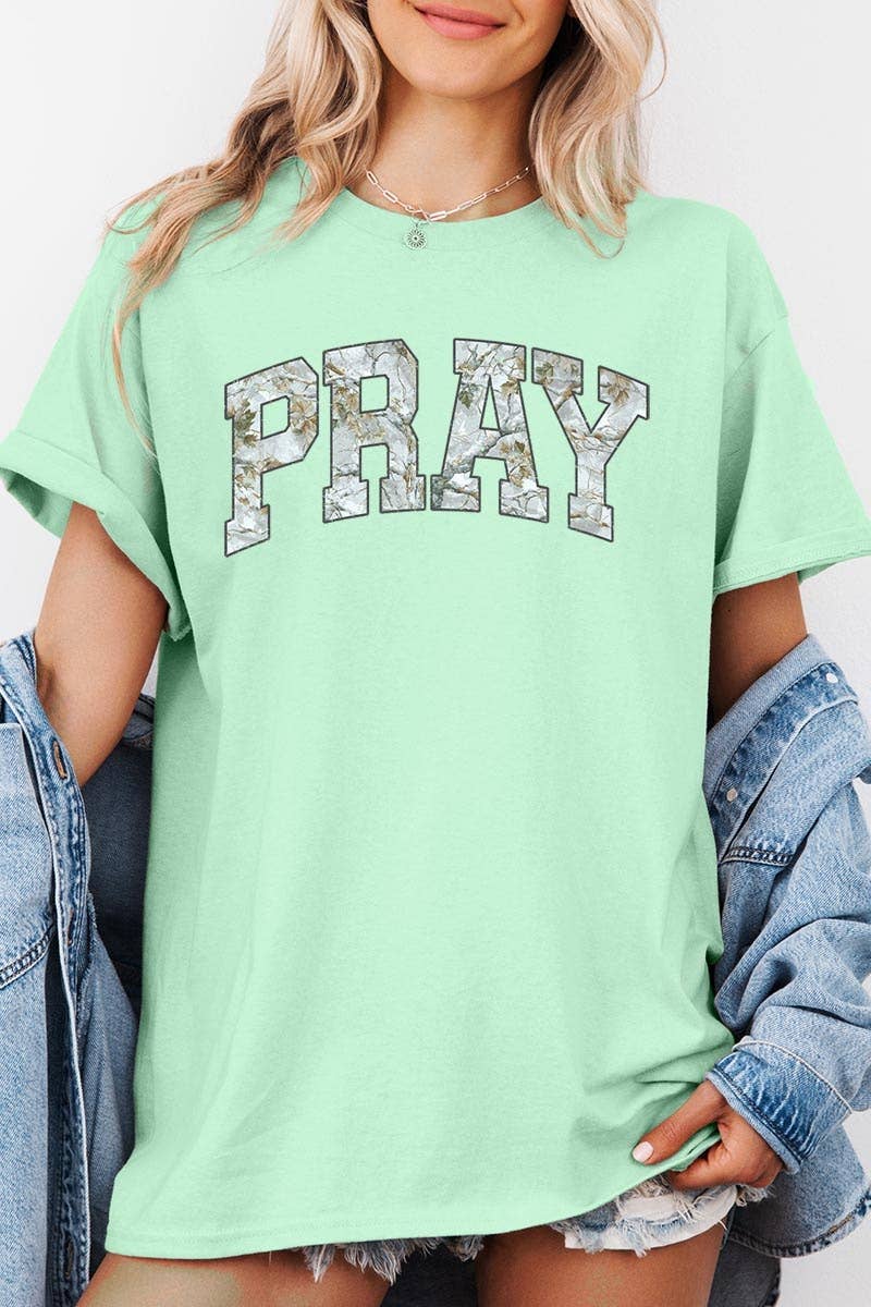 COLORBEAR - Pray Graphic Heavy Cotton Tee