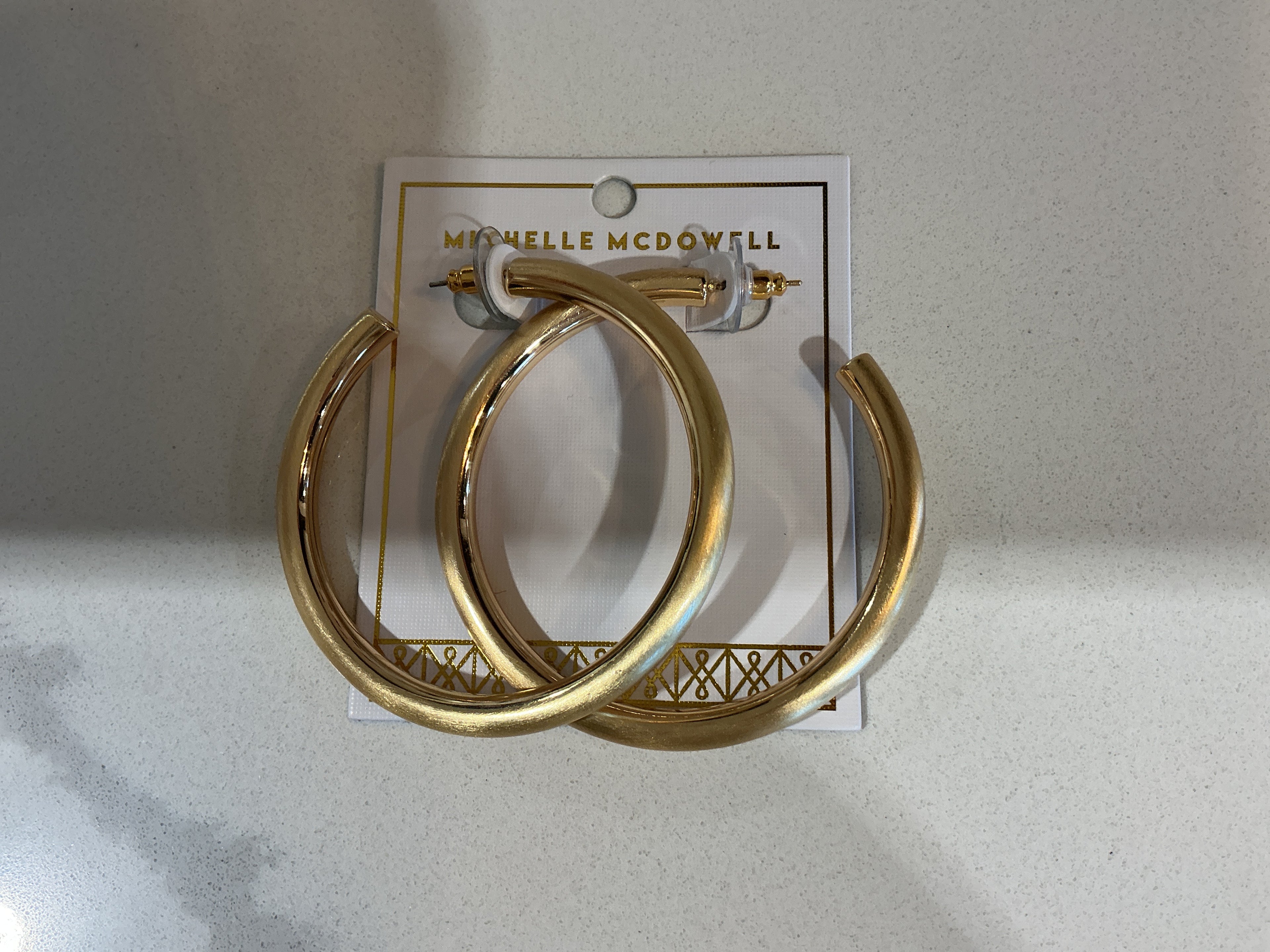 Estonia Gold Hoop Earrings