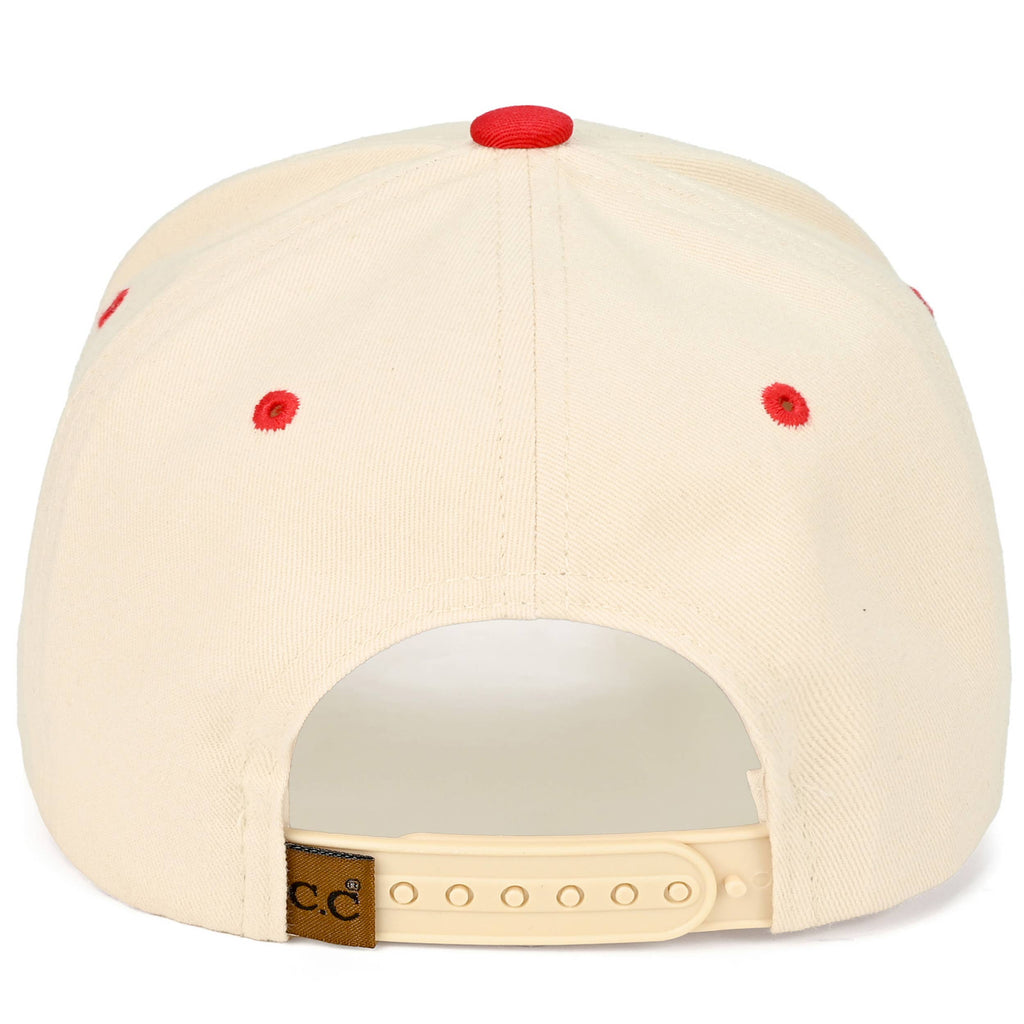 MOMMIN Letter Two Tone Trucker Cap