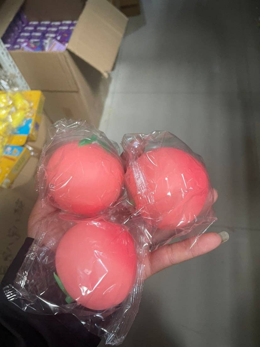 Golden Parrot - Peach 🍑 Keen Squishy – Squishy Sensory Stress Relief Toy