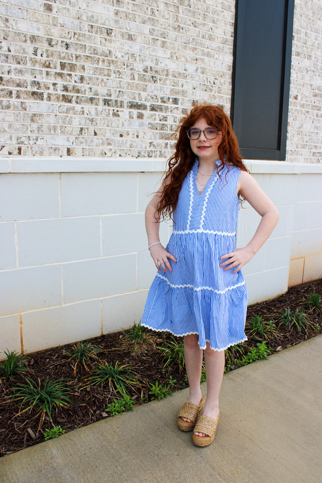 SS Youth Coastal Prep Dress