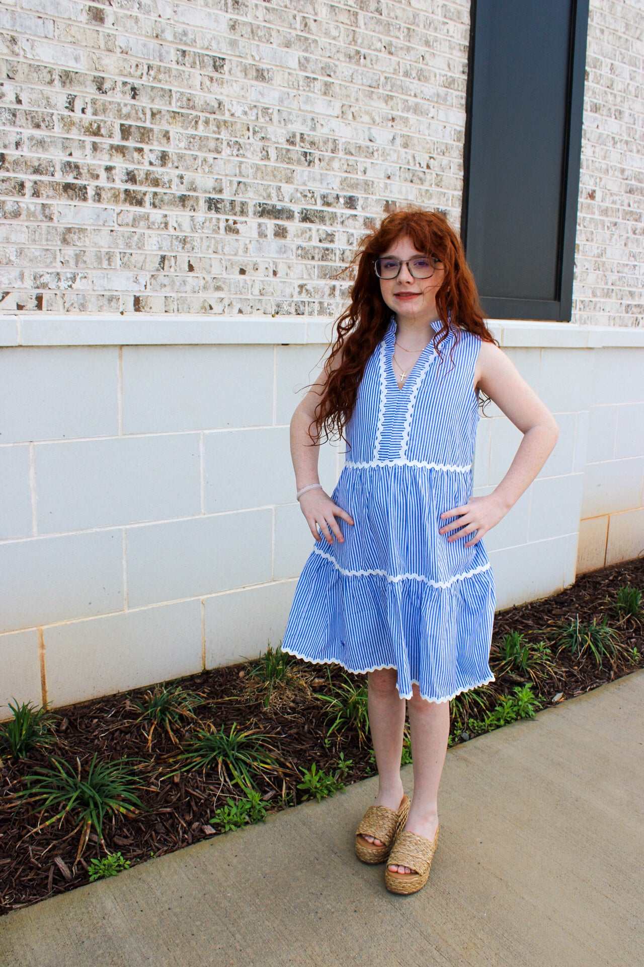 SS Youth Coastal Prep Dress