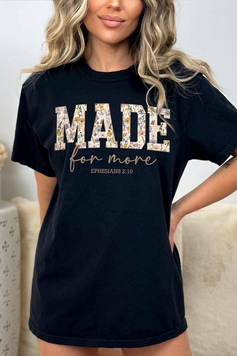 COLORBEAR - Made for More Faith Graphic Garment Dyed Tee