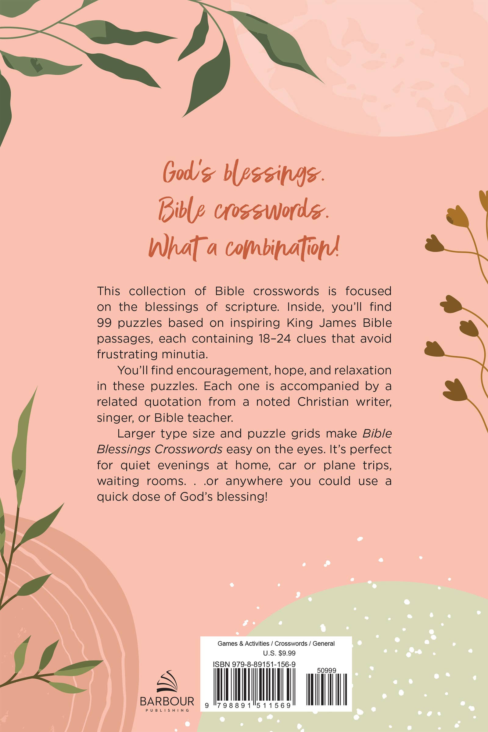 Barbour Publishing, Inc. - Bible Blessings Crosswords